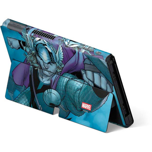 Marvel Thor Asgard on Ice Nintendo Switch OLED (2021) Skin
